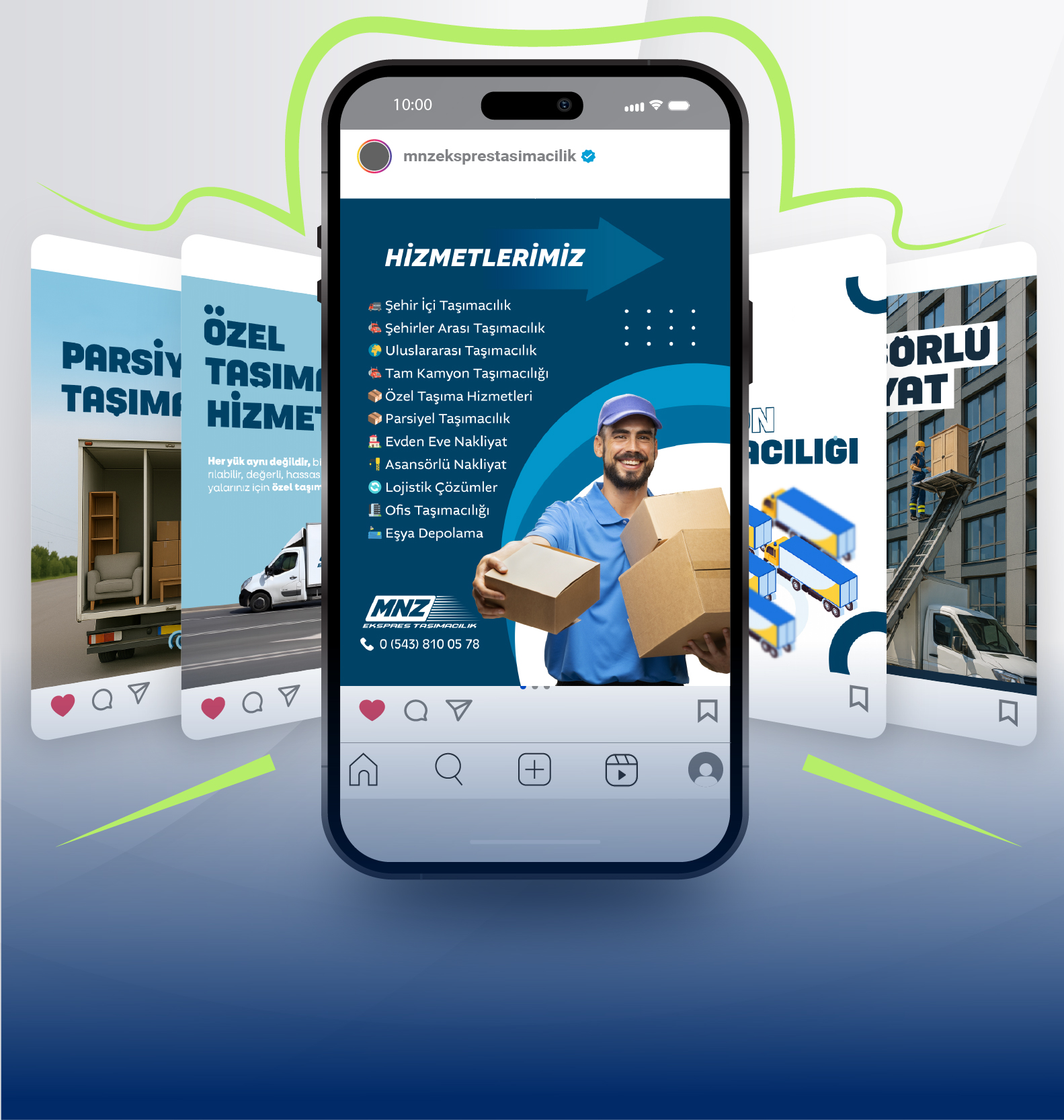 MNZ Ekspres Taşımacılık - Sosyal Medya Yönetimi