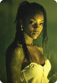 Contemplative-Woman-with-Braided-Hair